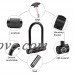 AKM Bike Lock-Heavy Duty U Lock Combination Cable Lock Bicycle Lock Security for Bicycle Outdoors  1.8 M(6-feet) Black - B0787RR291